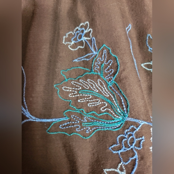 🛒🛍️💥Nwot axcess size medium cotton skirt beautiful stitching detail - Picture 4 of 6